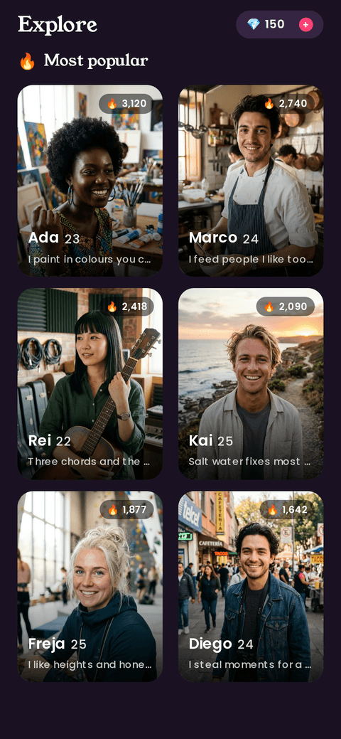 Exploring community-created characters in Loov